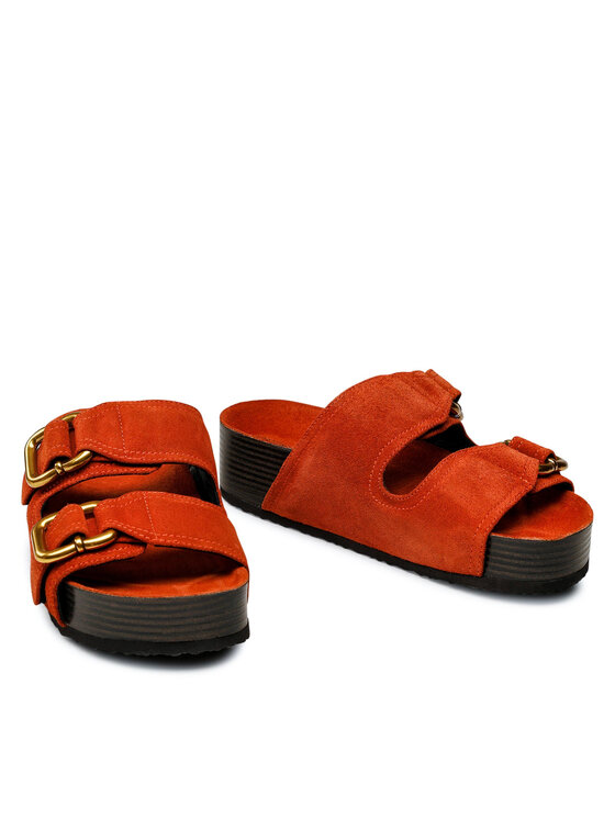 GINO ROSSI Šľapky Gino Rossi 22SS04 Oranžová