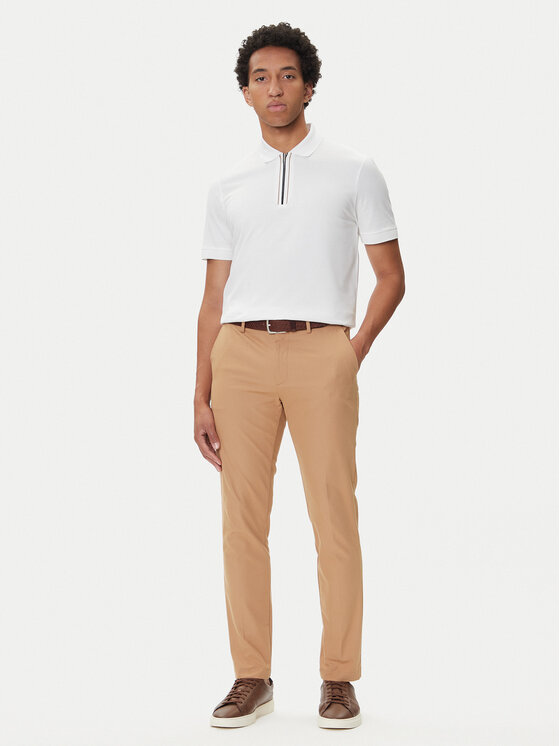 BOSS BOSS Polo H-Paras 65 50543880 Blanco Regular Fit