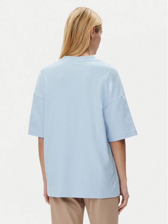 BOSS BOSS Majica 50532093 Modra Relaxed Fit