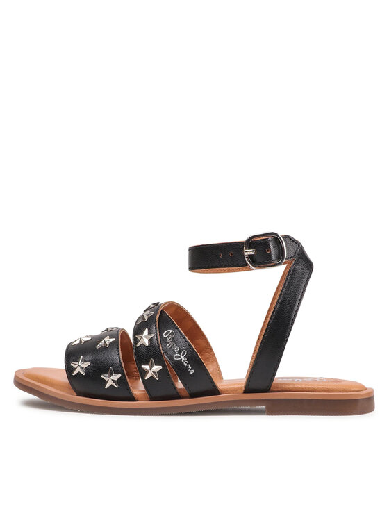 Pepe Jeans Босоніжки Pepe Jeans Irma Studs PGS90176 Чорний
