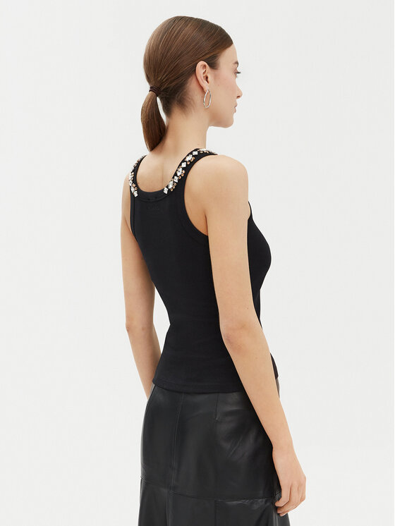 PINKO PINKO Топ 105378 A2P9 Чорний Regular Fit