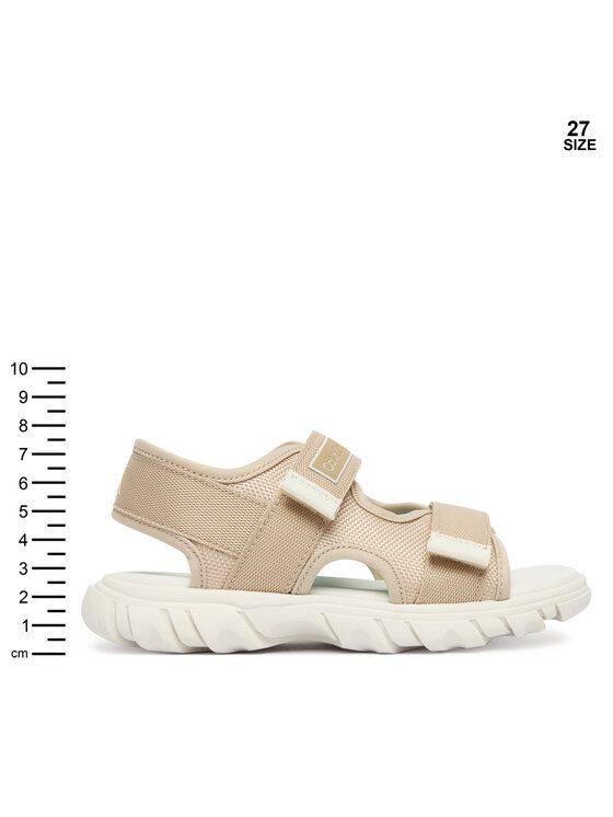 Calvin Klein Sandali Calvin Klein Velcro Sandal V1B2-83321-1564 Beige