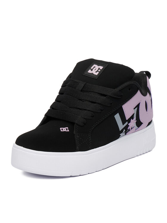DC Shoes Снікерcи DC Shoes EO-COURT GRAFFIK PLATFORM DC02422003 Чорний