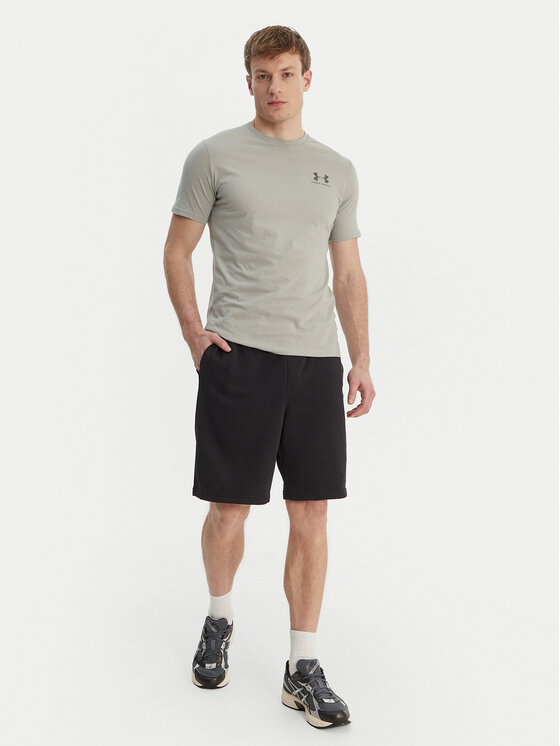 Under Armour Under Armour Marškinėliai Left Chest Logo SS 1326799 Pilka Loose Fit