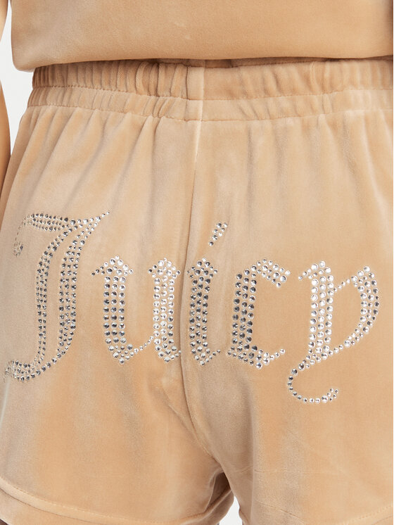 Juicy Couture Juicy Couture Športne kratke hlače Tamia JCWH121001 Bež Regular Fit