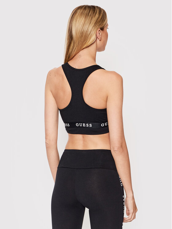 Guess Guess Sujetador deportivo V2YP12 KABR0 Negro