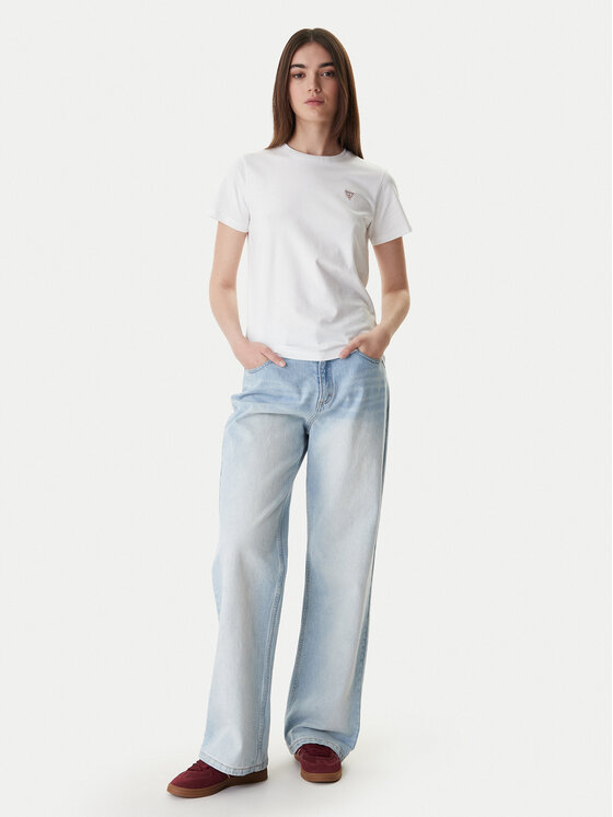 Guess Jeans Guess Jeans Футболка W4YI10 J1314 Білий Regular Fit