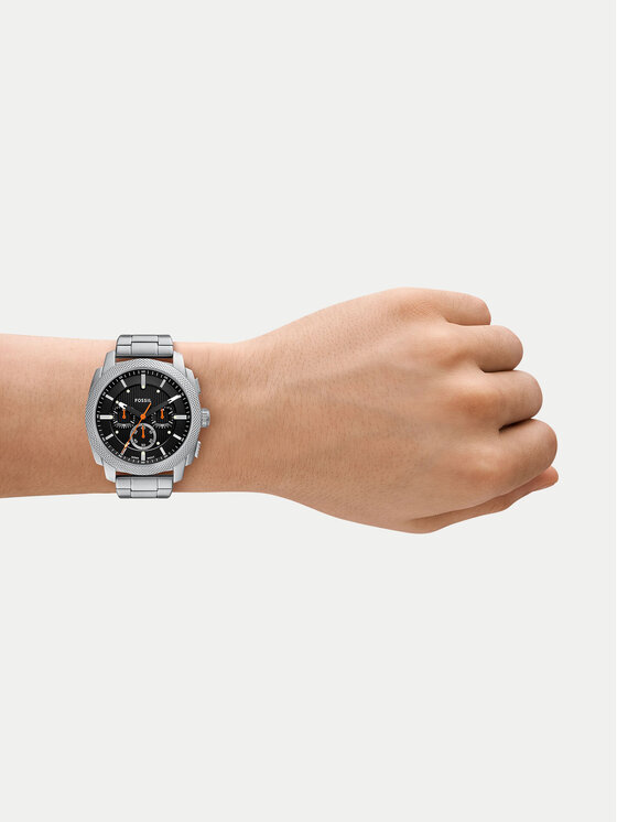 Fossil Годинник Fossil Machine FS6095 Срібний