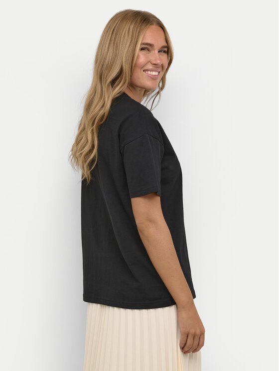 Kaffe Kaffe Футболка Jenny 10508462 Чорний Regular Fit