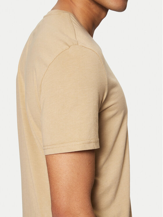 Tommy Jeans Tommy Jeans Camiseta Jaspe DM0DM20364 Beis Slim Fit