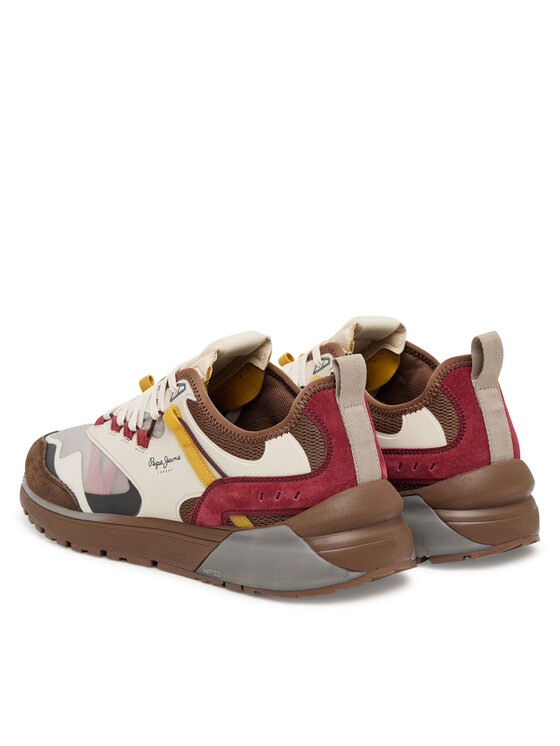 Pepe Jeans Sneakersy Pepe Jeans Stoke Sport M PMS600013 Hnedá