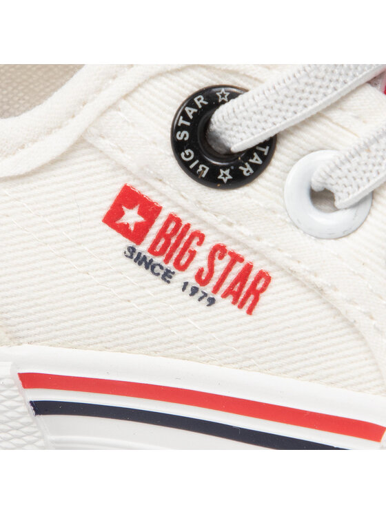 Big Star Shoes Tenis superge Big Star Shoes JJ374160 Bela