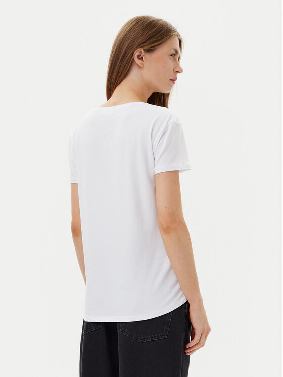 Gaudi Gaudi Футболка 511BD64039 Білий Regular Fit