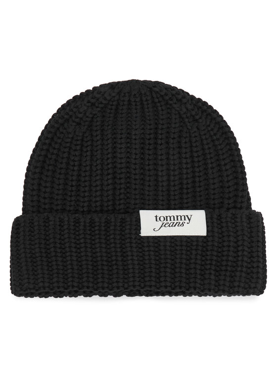 Tommy Hilfiger Căciulă Tommy Hilfiger Script AW0AW18972 Negru