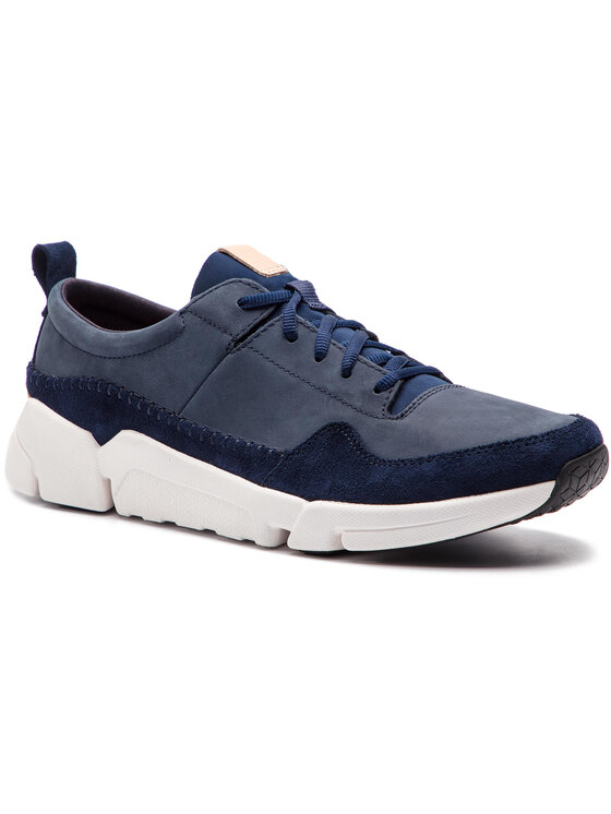 Sneakersy Clarks Triactive Run 261414327 Granatowy | Eobuwie.com.pl