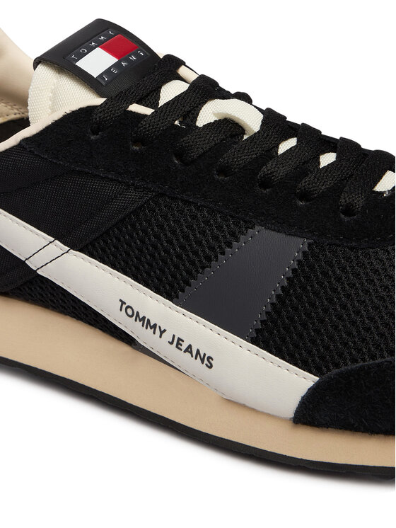 Tommy Jeans Superge Tommy Jeans Retro Runner Archive Open Mesh EM0EM01715 Črna