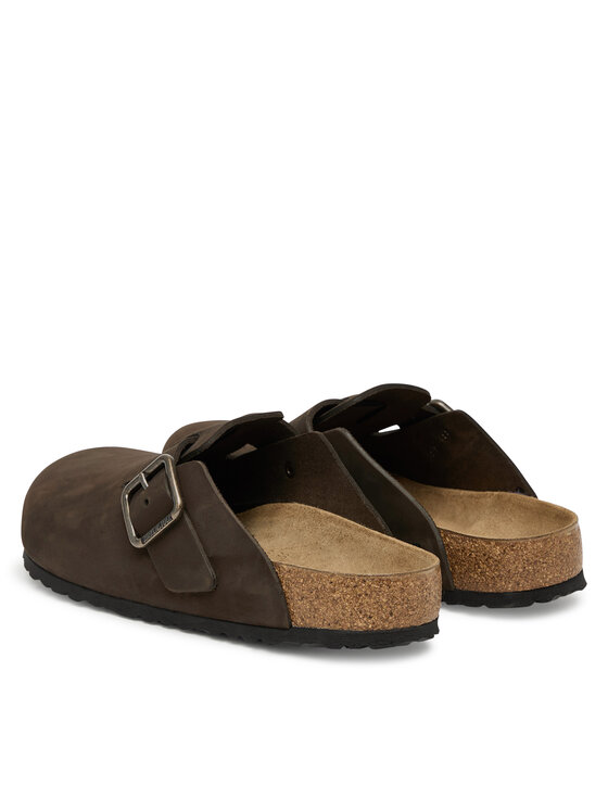 Birkenstock Шльопанці Birkenstock Boston Wire Buckle 1032760 Темно-коричневий
