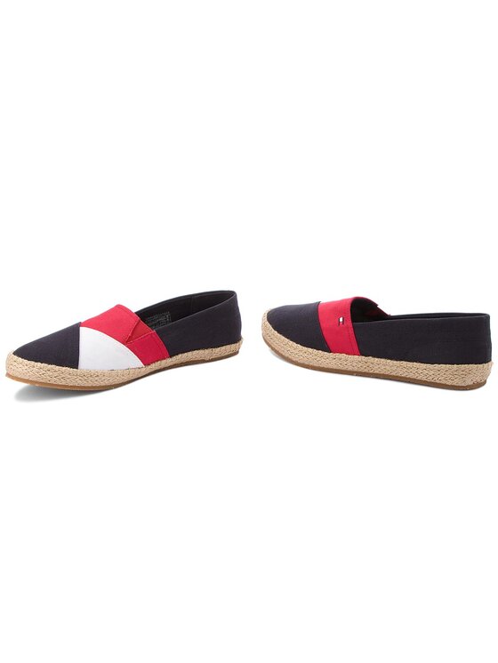 Tommy Hilfiger Espadrilės Tommy Hilfiger Colormix Espadrille FM0FM01417 Tamsiai mėlyna
