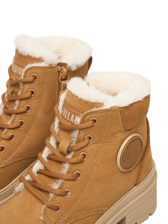 Palladium Šnurovacia obuv Palladium Pallarise Nbk Wl 99527-254-M Hnedá