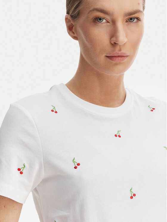 ONLY ONLY Camiseta Ketty 15288473 Blanco Regular Fit