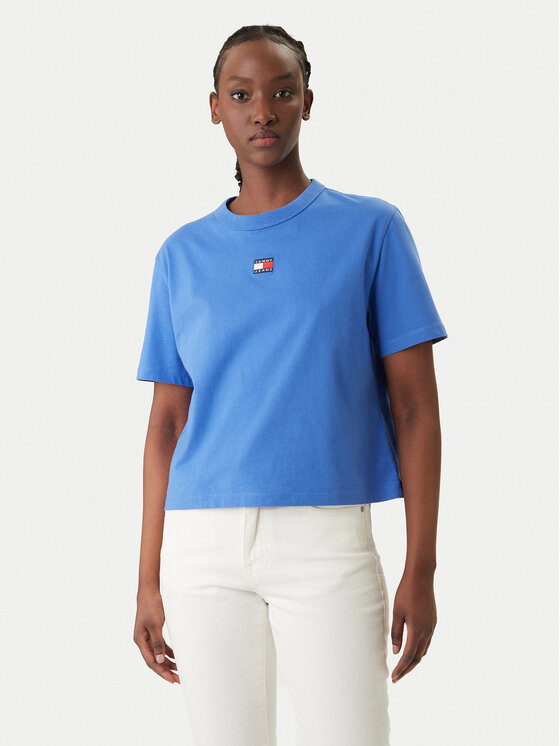 Tommy Jeans Tommy Jeans Camiseta DW0DW22202 Azul Boxy Fit