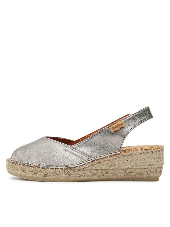 Toni Pons Espadrile Toni Pons Bernia-P Srebrna