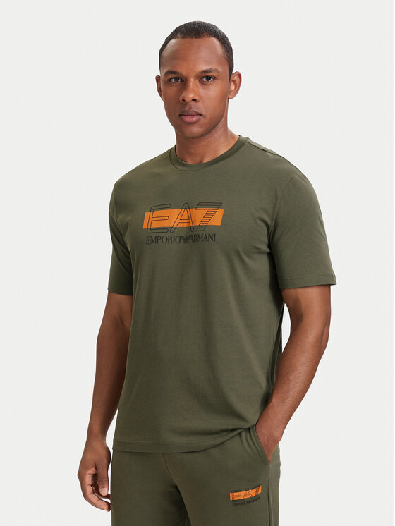 EA7 Emporio Armani EA7 Emporio Armani Camiseta 7M002415 AF10375 U7014 Verde Regular Fit