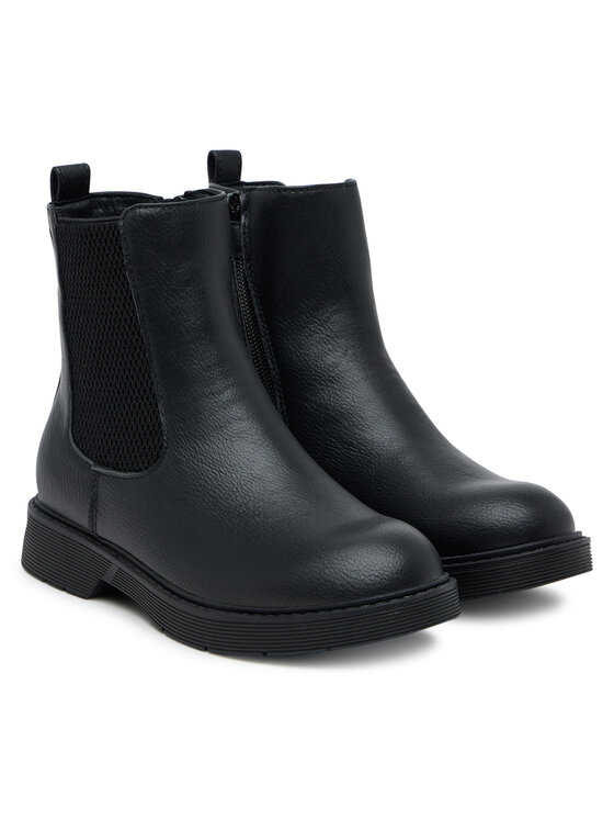 Calvin Klein Škornji Calvin Klein Chelsea Boot V3X5-83184-1355 S Črna