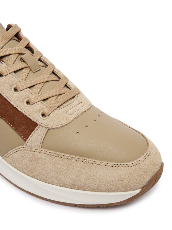 Tommy Hilfiger Sneakers Tommy Hilfiger Elevated Hilfiger Mix Runner FM0FM06084 Bej