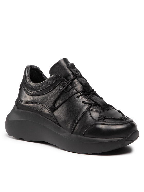 Simple Sneakersy Simple SL-49-02-000070 Czarny