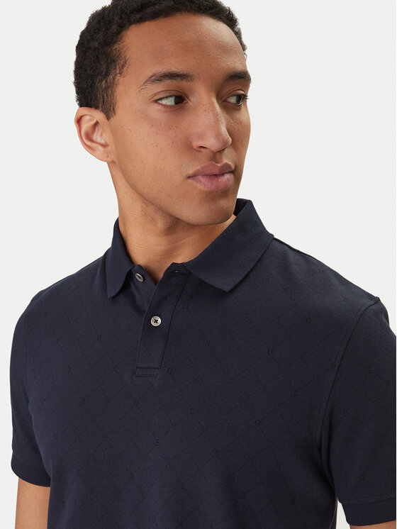 Guess Guess Polo M6RP05 KD181 Azul marino Regular Fit