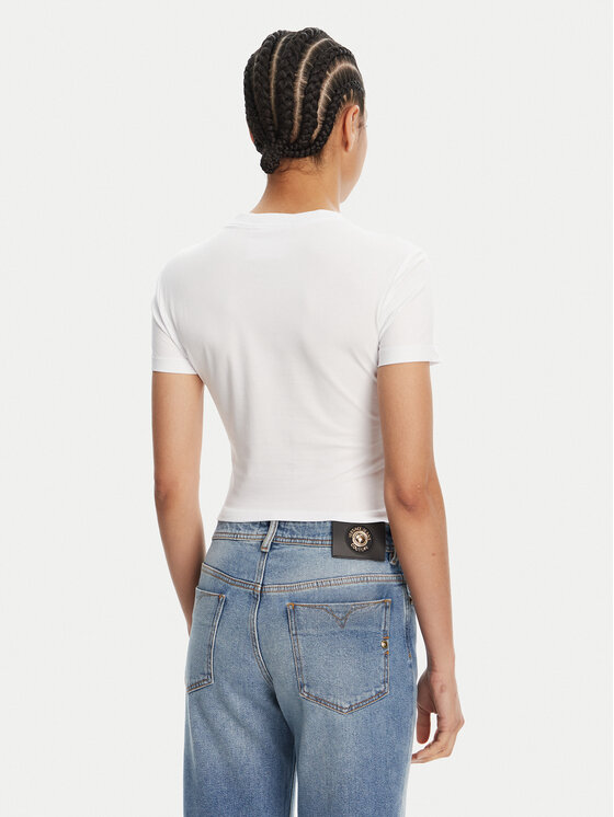 Versace Jeans Couture Versace Jeans Couture Футболка 78HAHC05 Білий Slim Fit