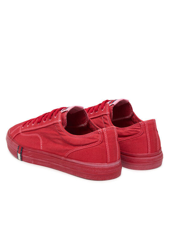 Tommy Jeans Tenisenes Tommy Jeans Archive Vulc. Y2K Washed Canvas EM0EM01720 Sarkans