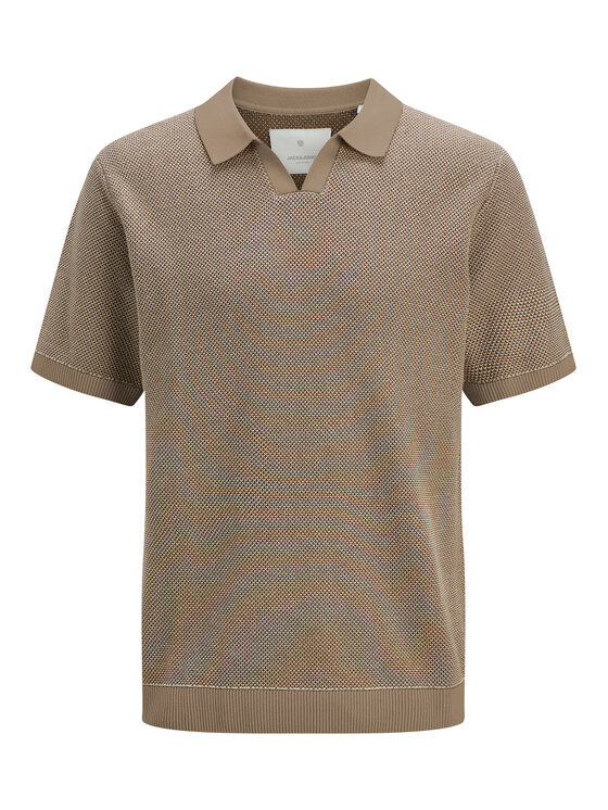 Jack & Jones Jack & Jones Polo Ceaston 12273012 Beige Regular Fit