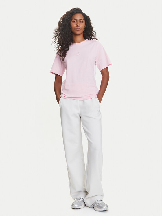 adidas adidas T-shirt Essentials 3-Stripes JE1226 Rosa Regular Fit