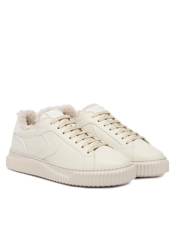 Voile Blanche Sneakersy Voile Blanche Lipari Fur 2017113.17.0N06 Écru