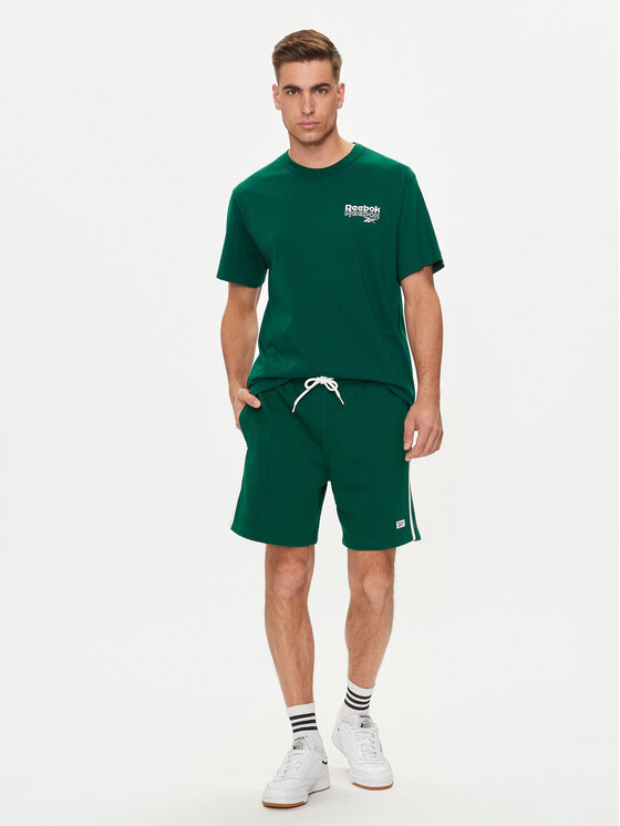 Reebok Reebok Póló Ri Brand Proud Gfx Ss Tee 100076384 Zöld Regular Fit