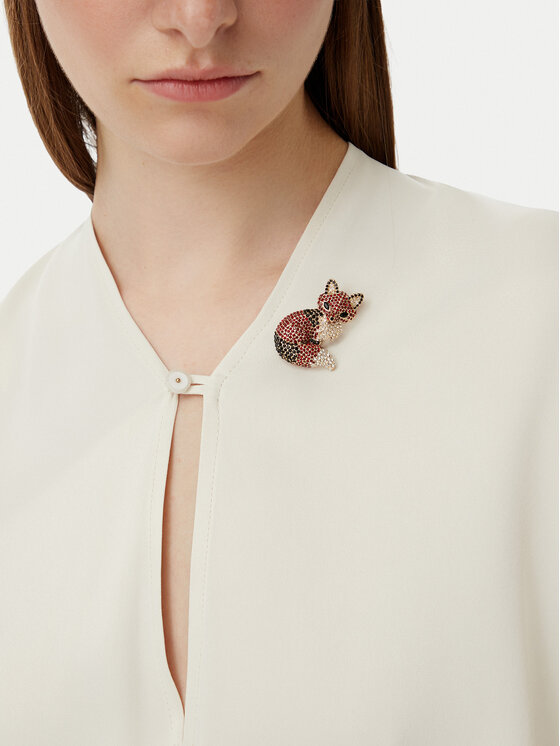 Weekend Max Mara Broszka Weekend Max Mara Perle 2625756054650 Brązowy