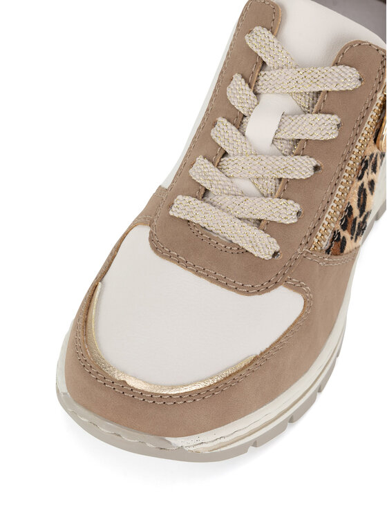 Rieker Sneakersy Rieker N8308-64 Béžová