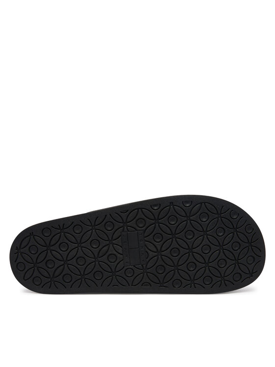 Tommy Jeans Klapki Tommy Jeans Tjw Comfort Slides Washed Denim EN0EN02898 Czarny