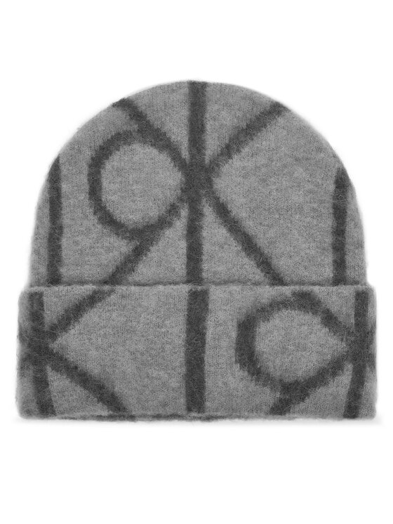 Calvin Klein Berretto Calvin Klein Emblem Aop Brushed LV04D8071G Grigio