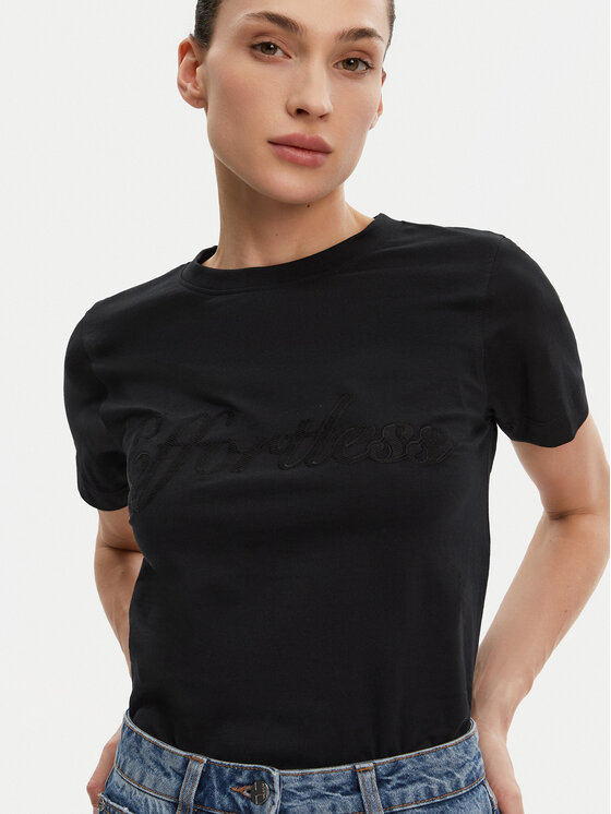 Silvian Heach Silvian Heach Футболка GPP25110TS Чорний Regular Fit