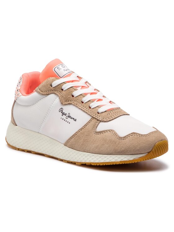 Pepe Jeans Сникърси Pepe Jeans Koko Sweet PLS30843 Бял