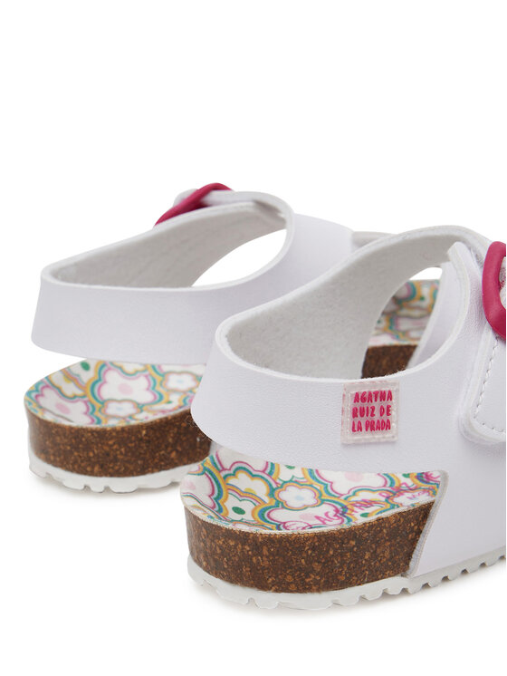 Agatha Ruiz de la Prada Босоніжки Agatha Ruiz de la Prada 252941 S Білий