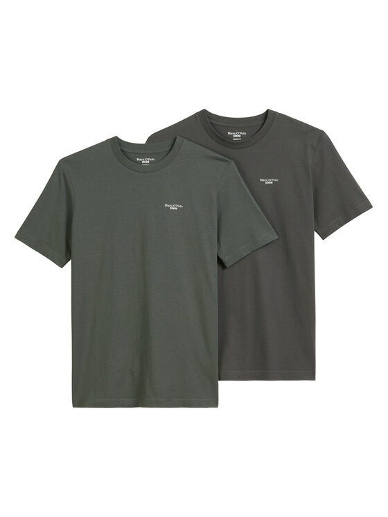 Marc O'Polo Denim Marc O'Polo Denim Conjunto de camisetas 5000007362 Caqui Regular Fit