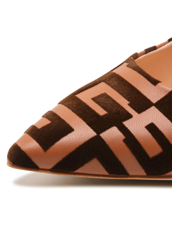 Guess Augstpapēžu kurpes Guess Piera FL7PR3 FAL08 Brūns