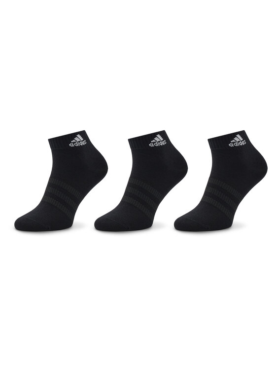 adidas Īsās zeķes adidas Thin and Light Ankle Socks 3 Pairs IC1282 Melns