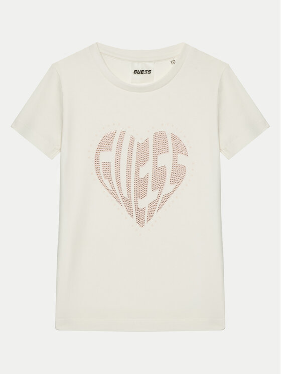 Guess Guess Футболка J5RI46 J1314 Écru Regular Fit