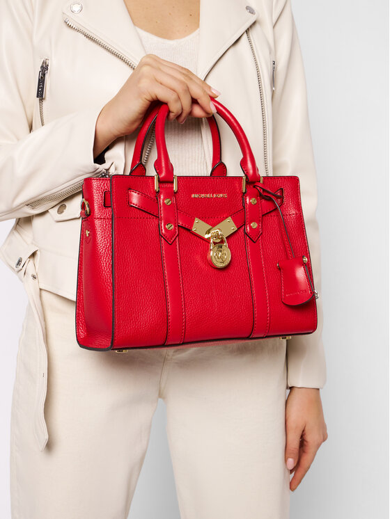 MICHAEL Michael Kors Дамска чанта MICHAEL Michael Kors Nouveau Hamilton 30F9G0HS1L Червен