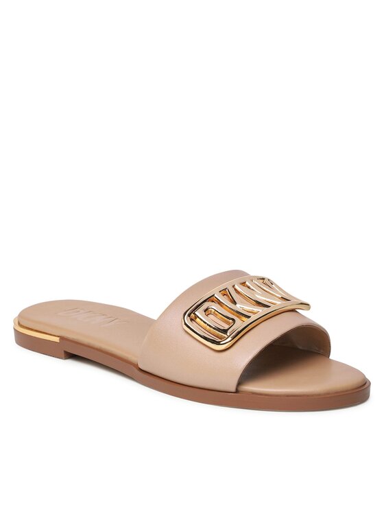 DKNY Klapki DKNY K1331561 Beżowy